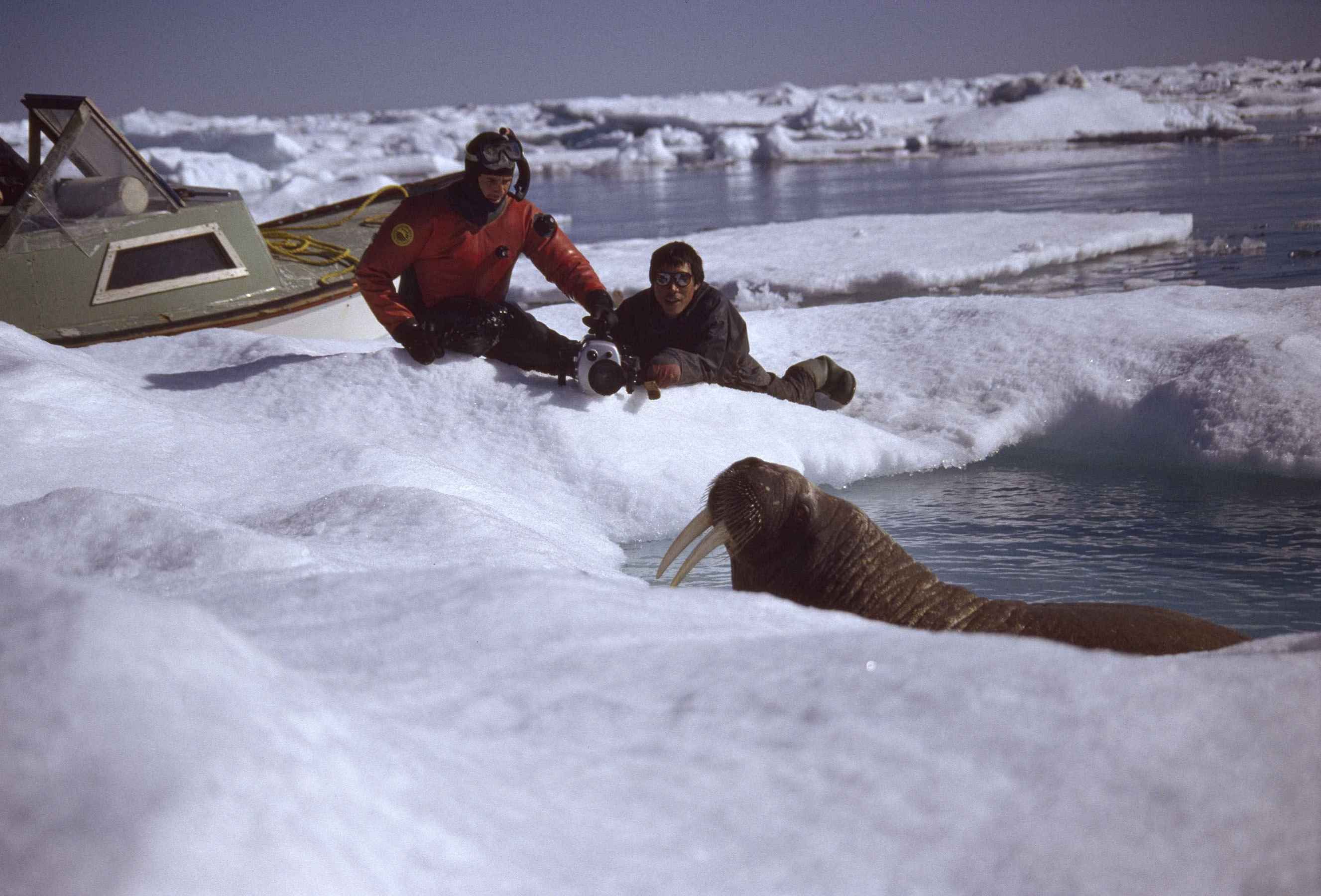 Adam Ravetch with Inuit friend